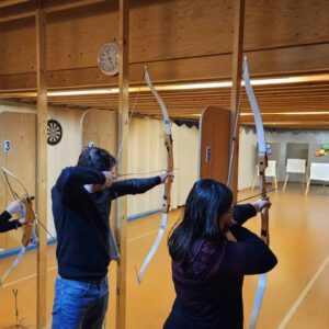 Boogschieten of Luchtbuksschieten